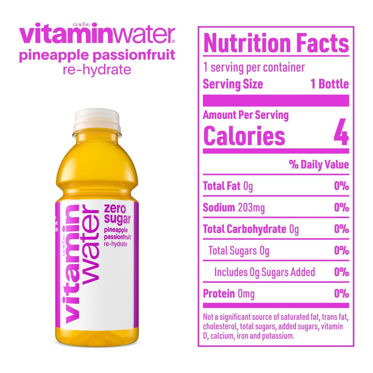 Glaceau Vitaminwater Zero Variety Pack Nutrient Enhanced Water 16.9 fl. oz., 18 pk.