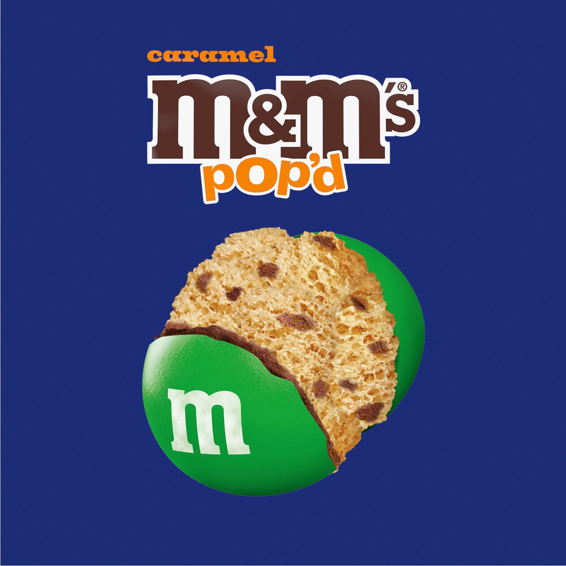 M&M'S Pop'd Caramel Chocolate Crunchy Candy, 19 oz.