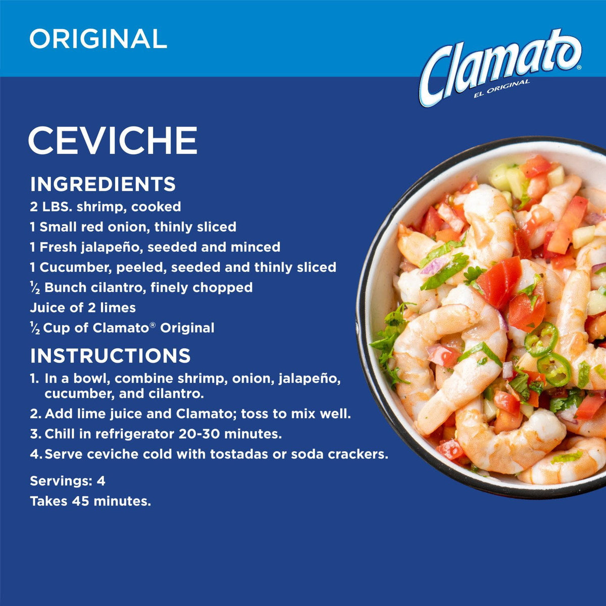 Clamato Original Tomato Cocktail 64 fl. oz., 2 pk.