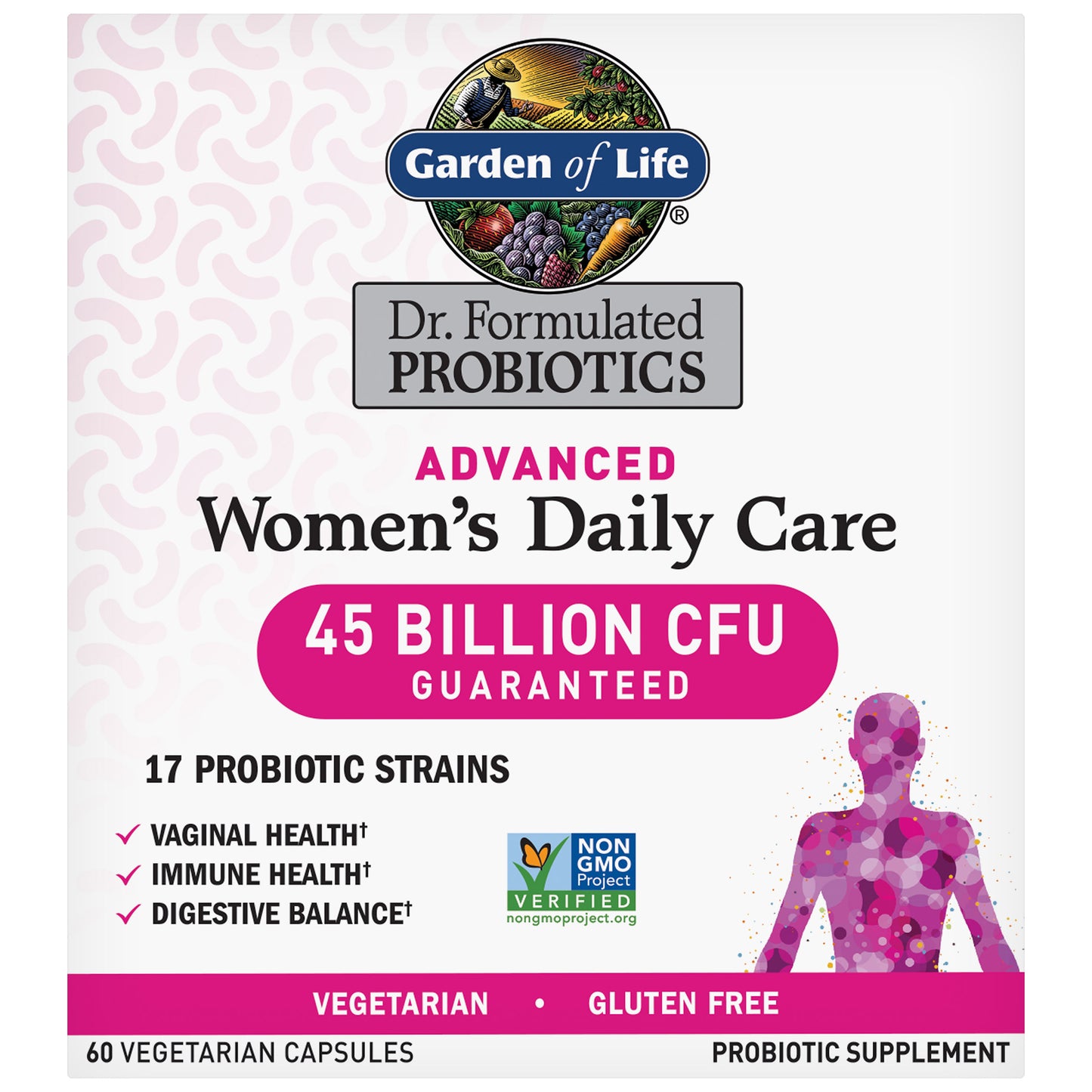 GARDEN OF LIFE ADVANCED DAILY WOMENS PROBIOTIC 60 CAPSULES