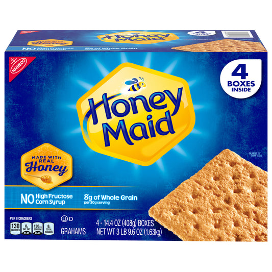 NABISCO HONEY MAID GRAHAM 4/ 14.4 OZ