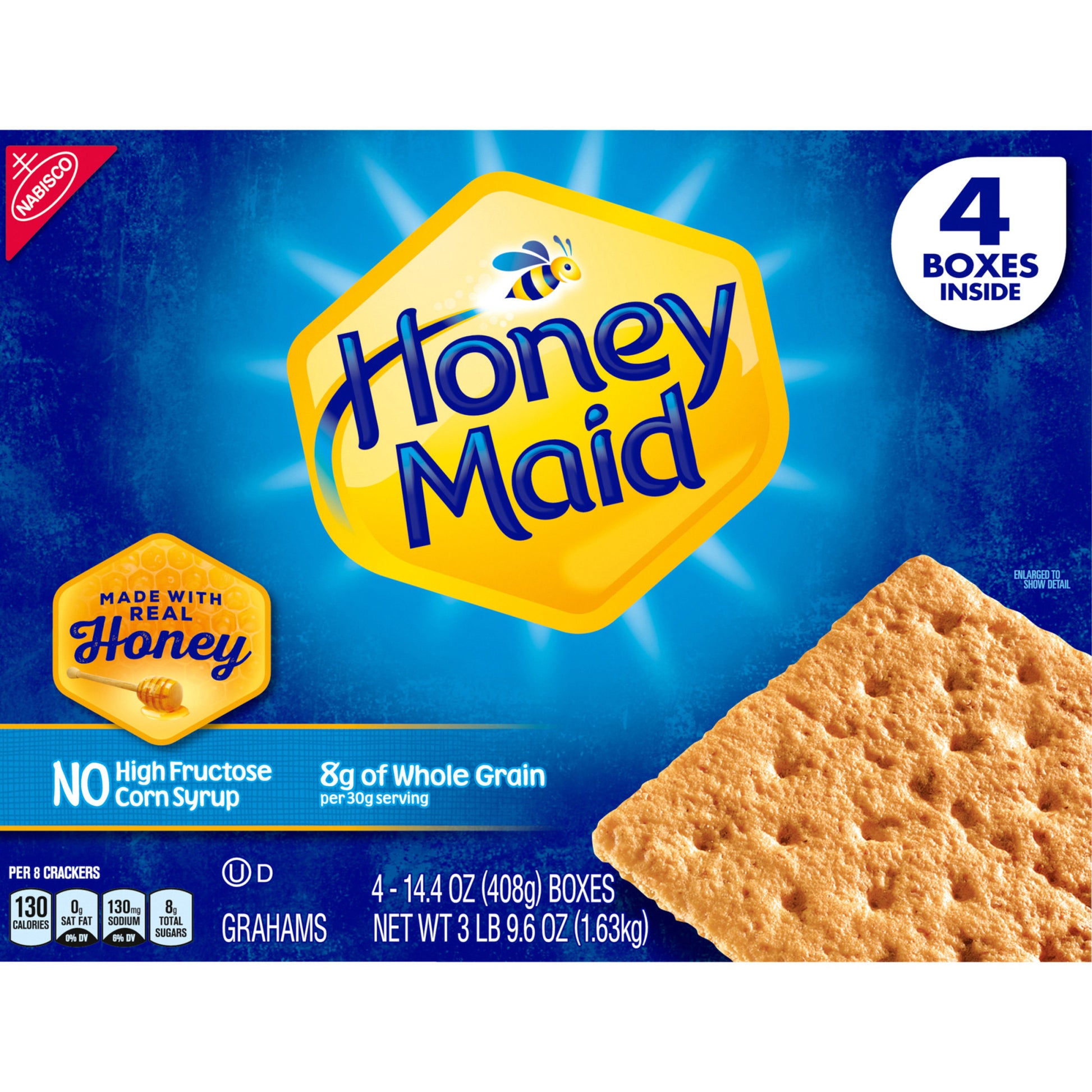 NABISCO HONEY MAID GRAHAM 4/ 14.4 OZ