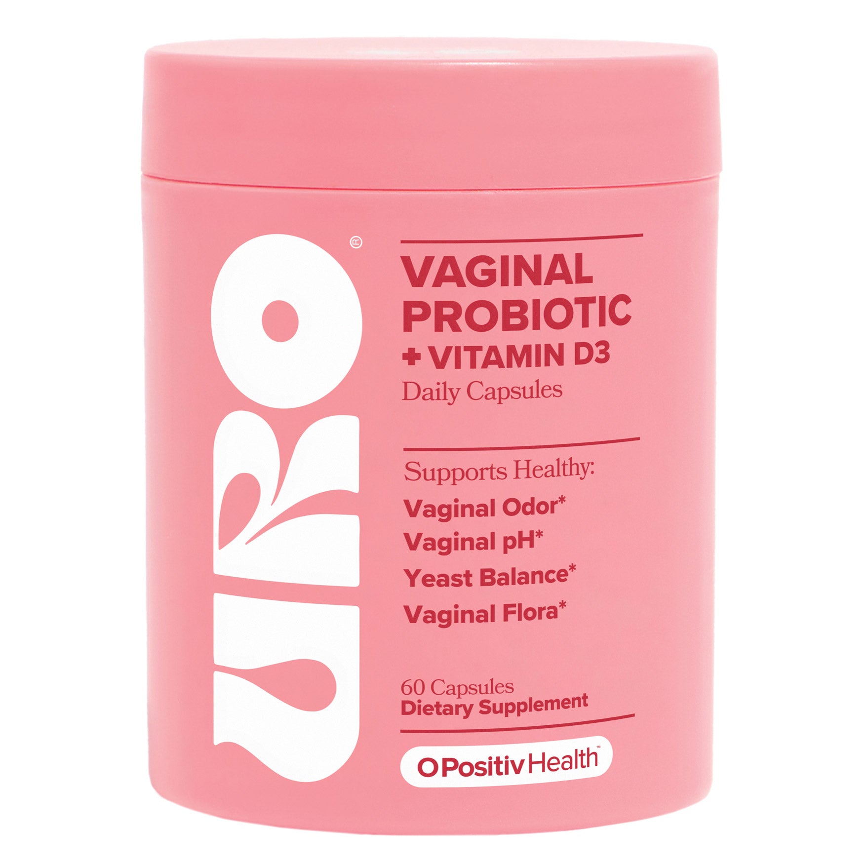 URO VAGINAL PROBIOTIC PLUS VITAMIN D3 60 CAPSULES