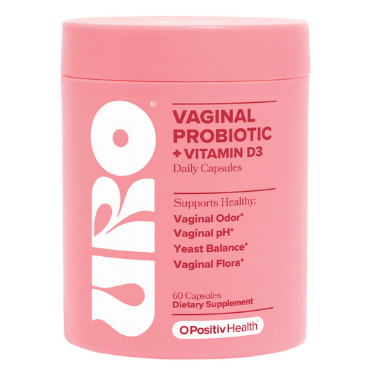 URO VAGINAL PROBIOTIC PLUS VITAMIN D3 60 CAPSULES
