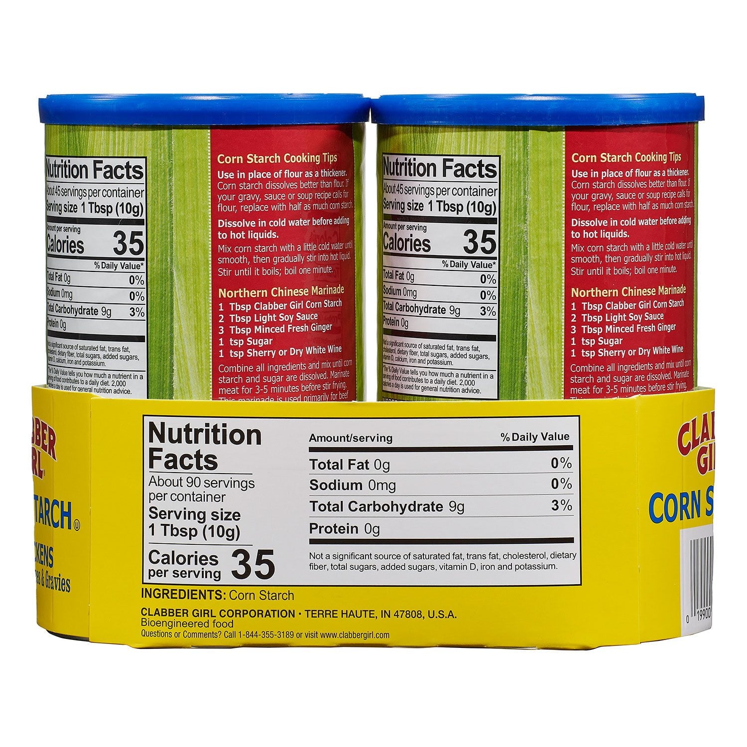 Clabber Girl Corn Starch, 16 oz., 2 pk.