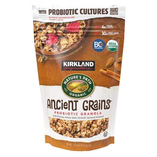 KIRKLAND SIGNATURE ORGANIC ANCIENT GRAINS GRANOLA 35.3 OZ