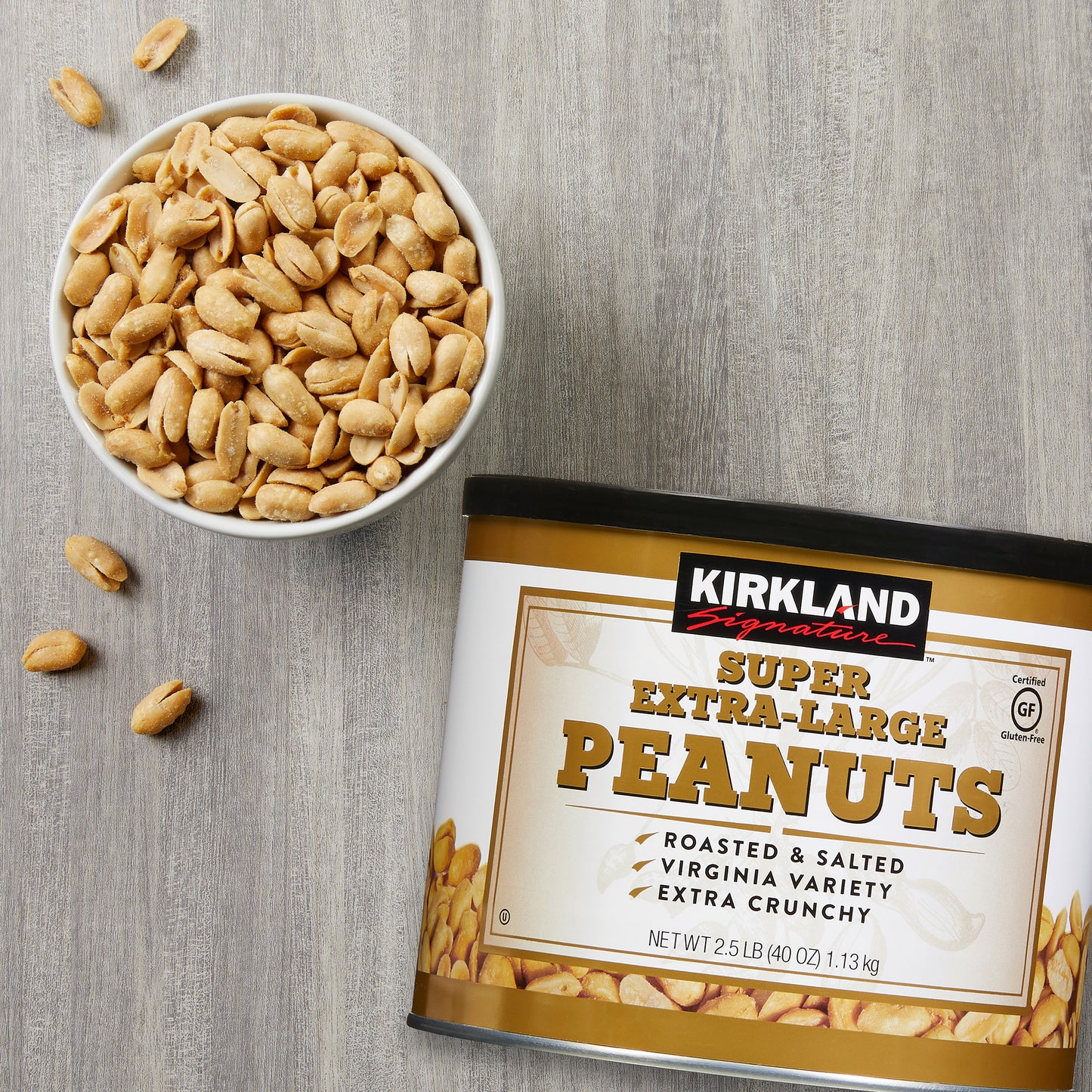 KIRKLAND SIGNATURE SUPER X-LARGE PEANUTS 40 OZ