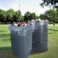Husky 55-Gallon Clear Flap Tie Drum Liner Trash Bags (80 ct.)
