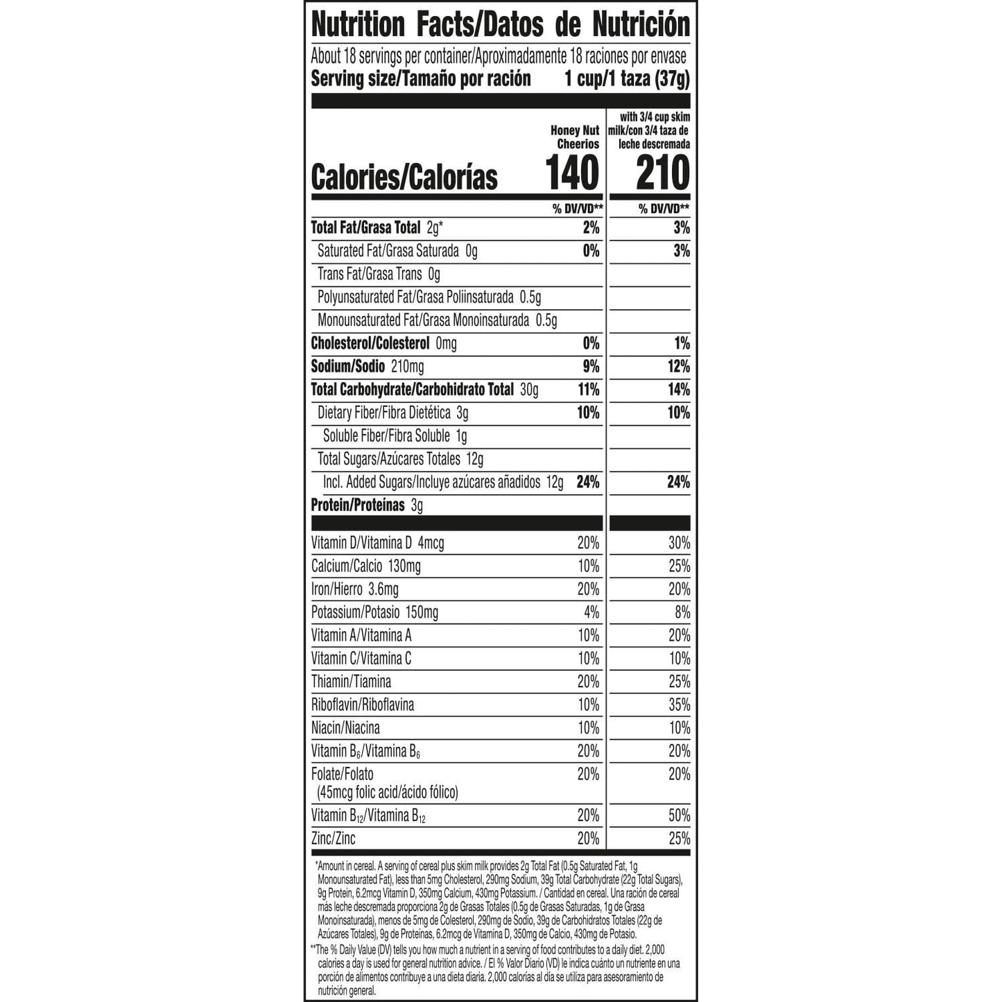Honey Nut Cheerios Cereal, 48 oz.