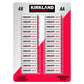 KIRKLAND SIGNATURE ALKALINE "AA" BATTERIES 48PK