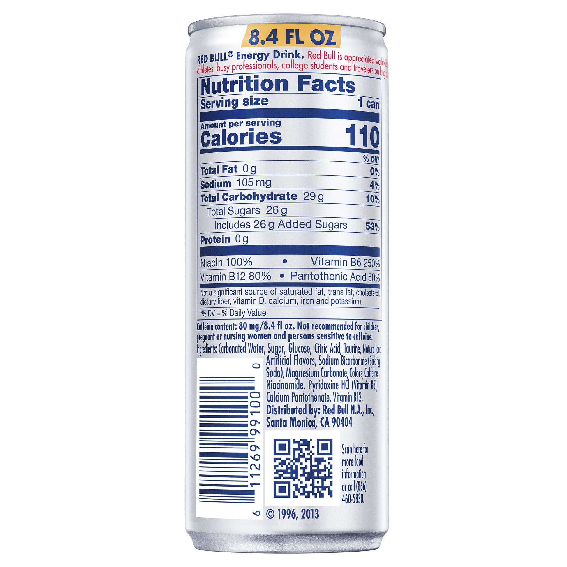 RED BULL ENERGY DRINK 24/8.4 OZ
