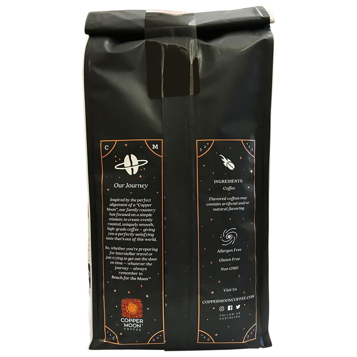 Copper Moon Coffee Medium Roast Whole Bean Coffee, Southern Pecan, 32 oz.