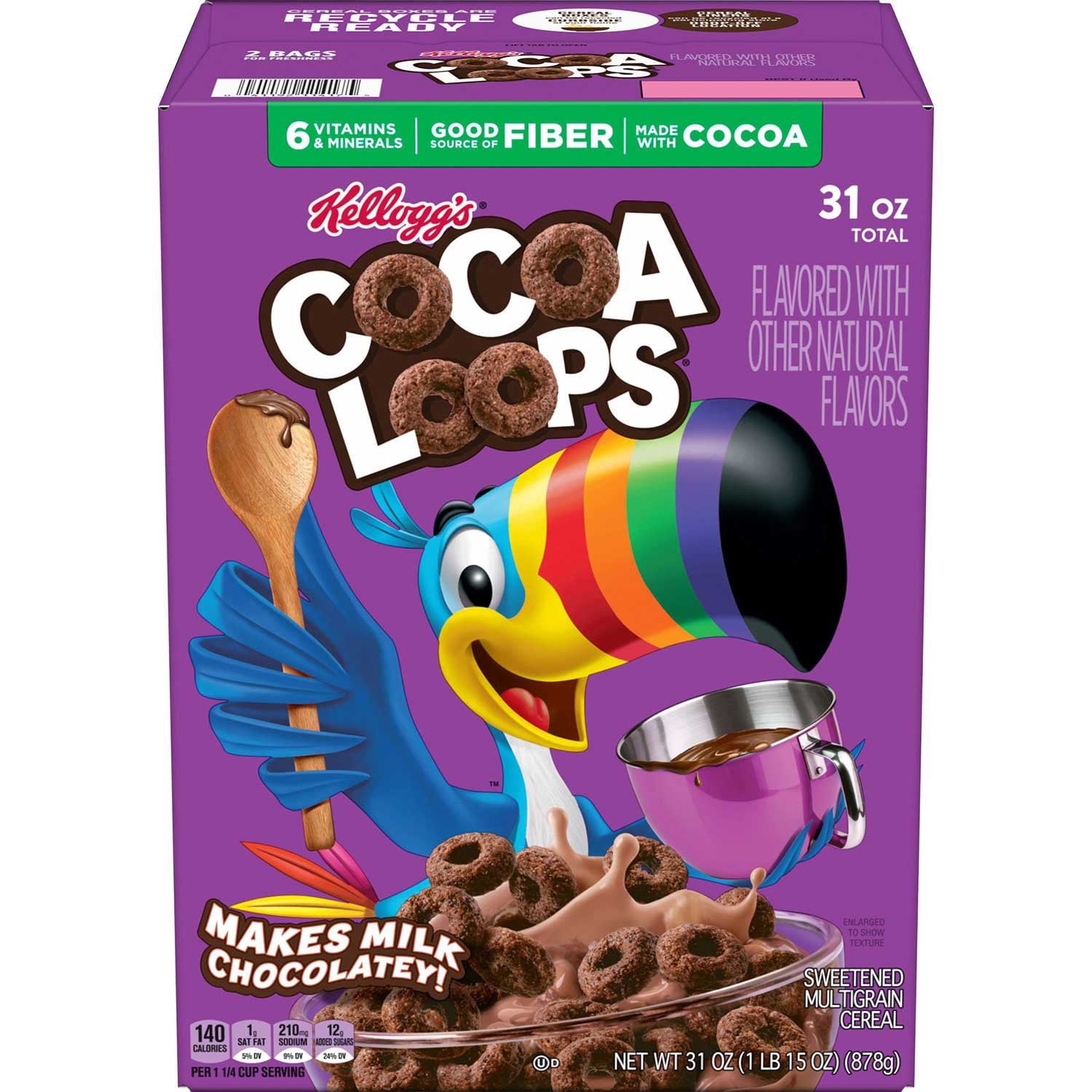Cocoa Loops Cereal, 31 oz.