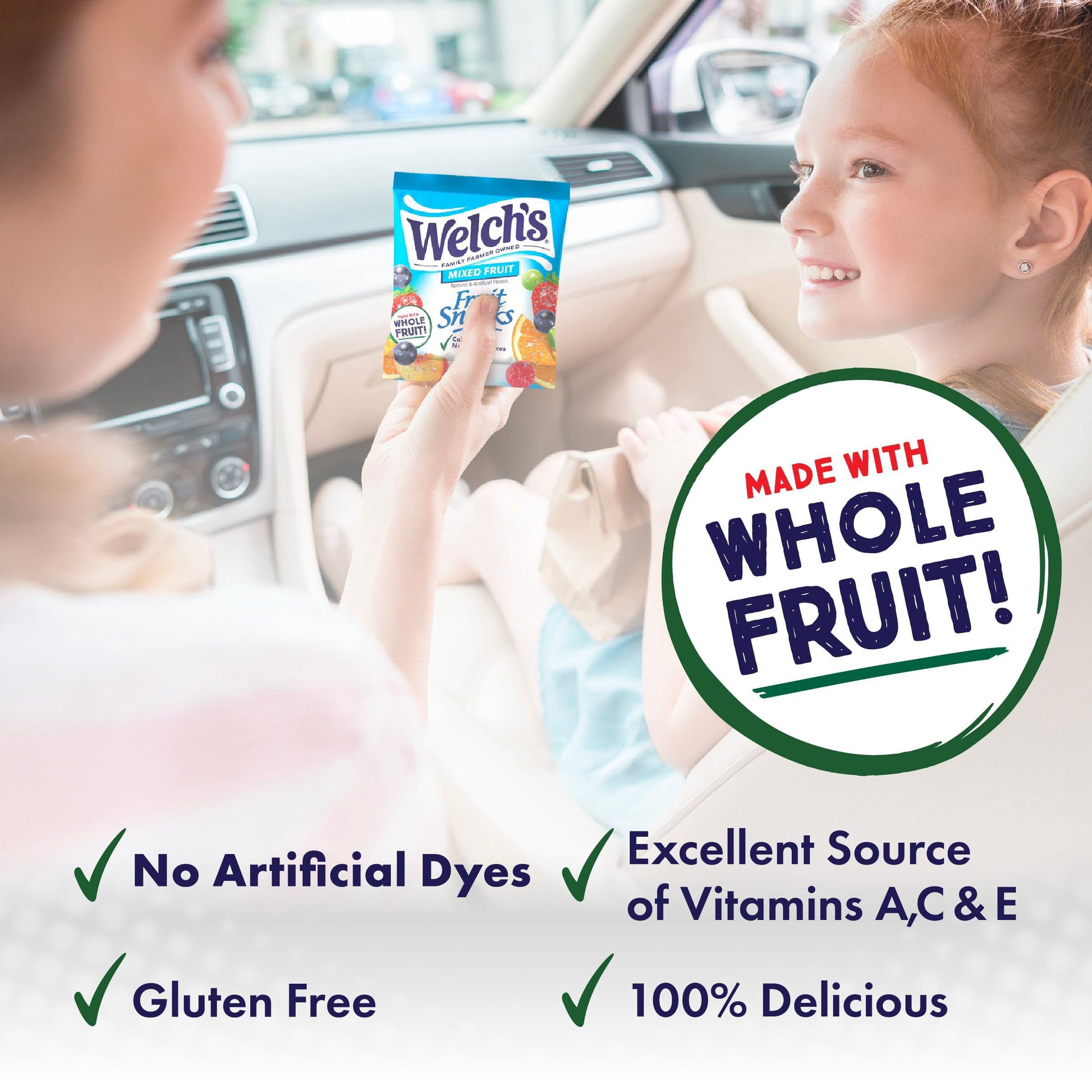 Welch's Mixed Fruit Fruit Snack, 0.8 oz, 90 pk.