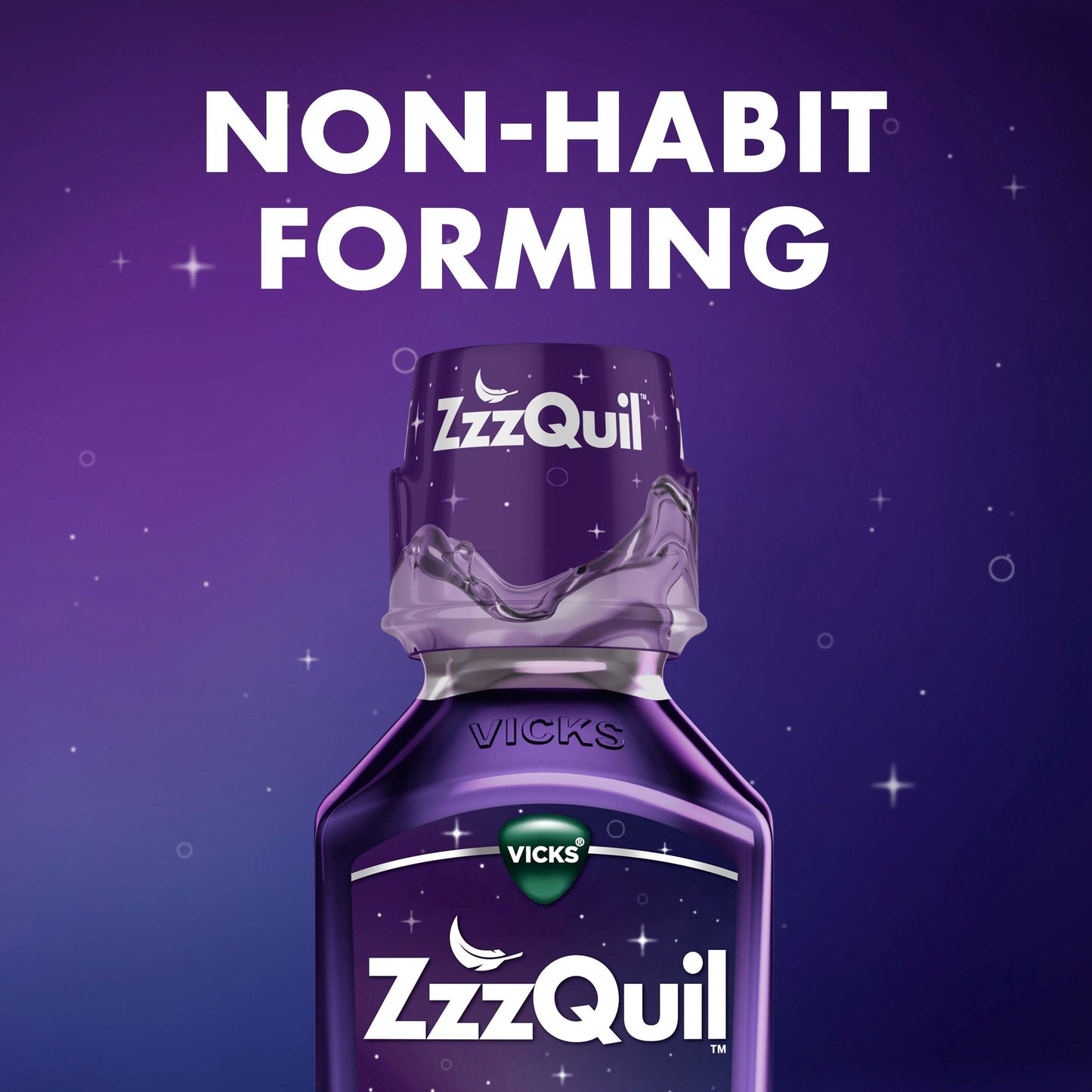 ZzzQuil Nighttime Sleep-Aid Liquid, Berry, 12 fl. oz., 3 pk.