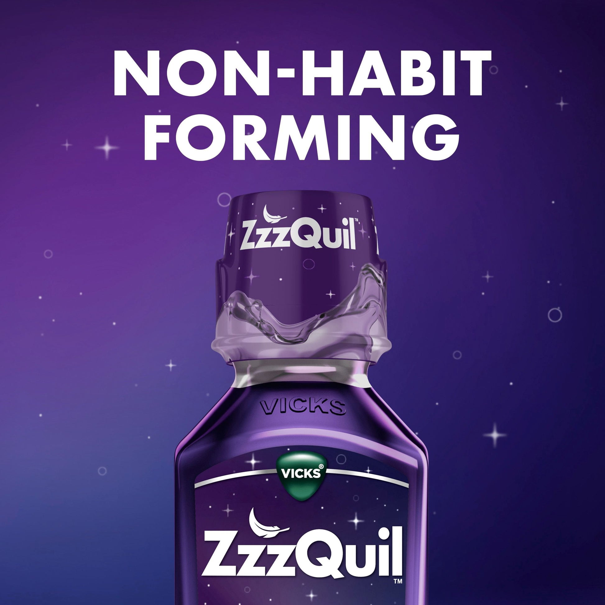 ZzzQuil Nighttime Sleep-Aid Liquid, Berry, 12 fl. oz., 3 pk.