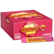 Starburst FaveReds Fruity Chewy Candy Full Size Bulk Pack, 2.07 oz., 24 ct.