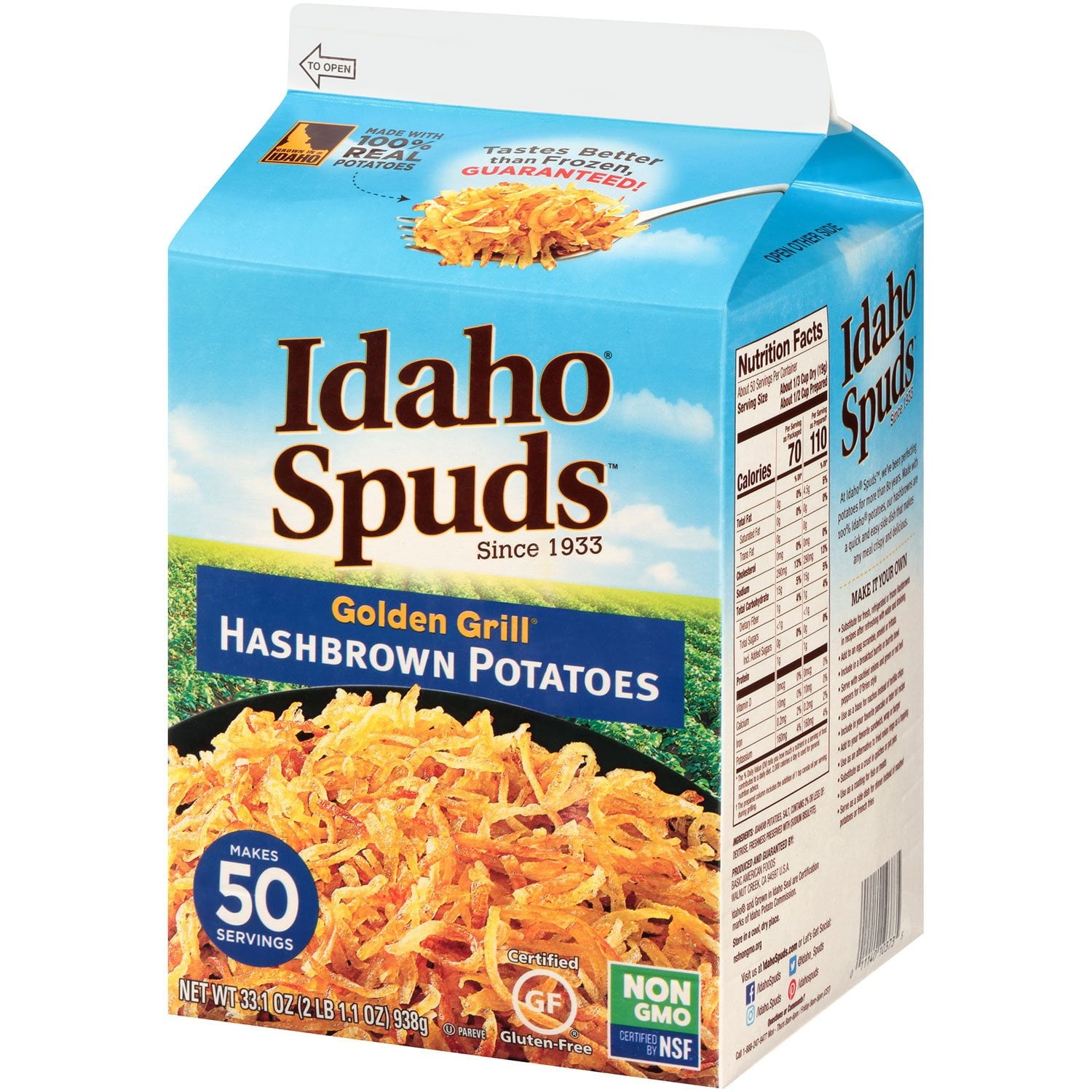 Golden Grill Hashbrown Potatoes, 33oz.