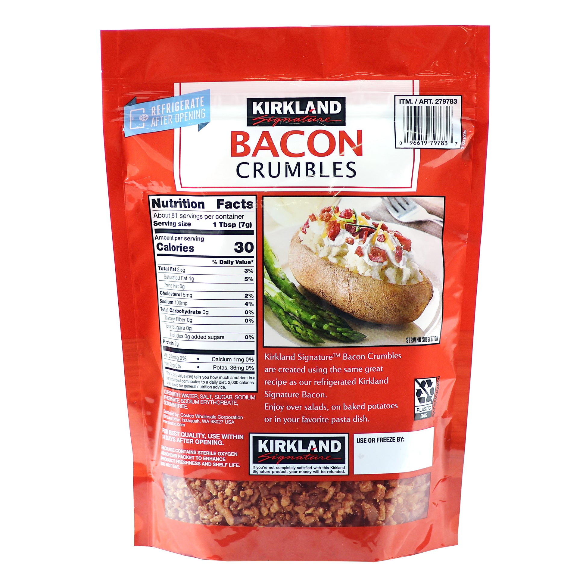 KIRKLAND SIGNATURE BACON CRUMBLES 20 OZ