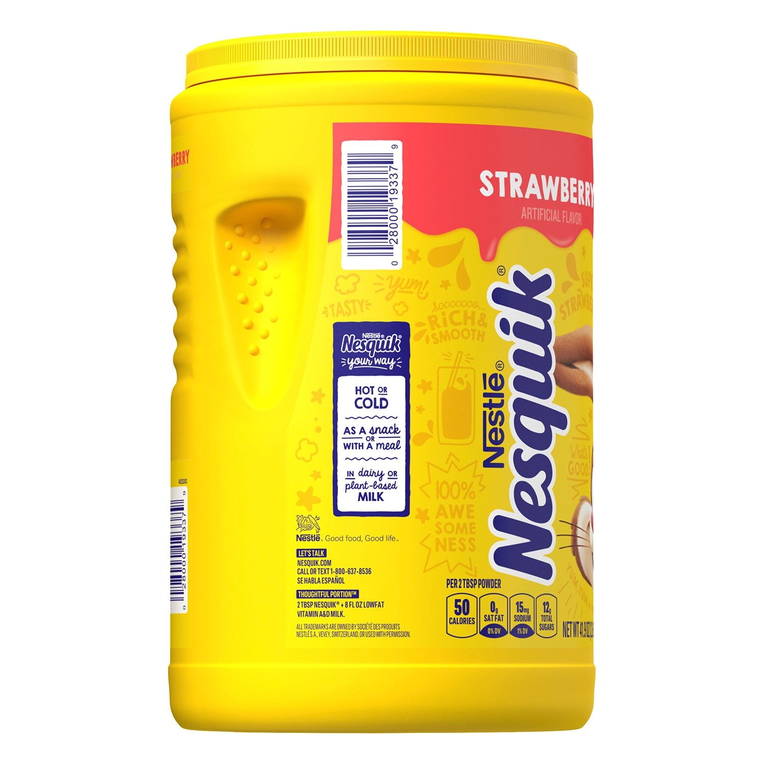 Nesquik Strawberry Powder Drink Mix 41.9 oz.