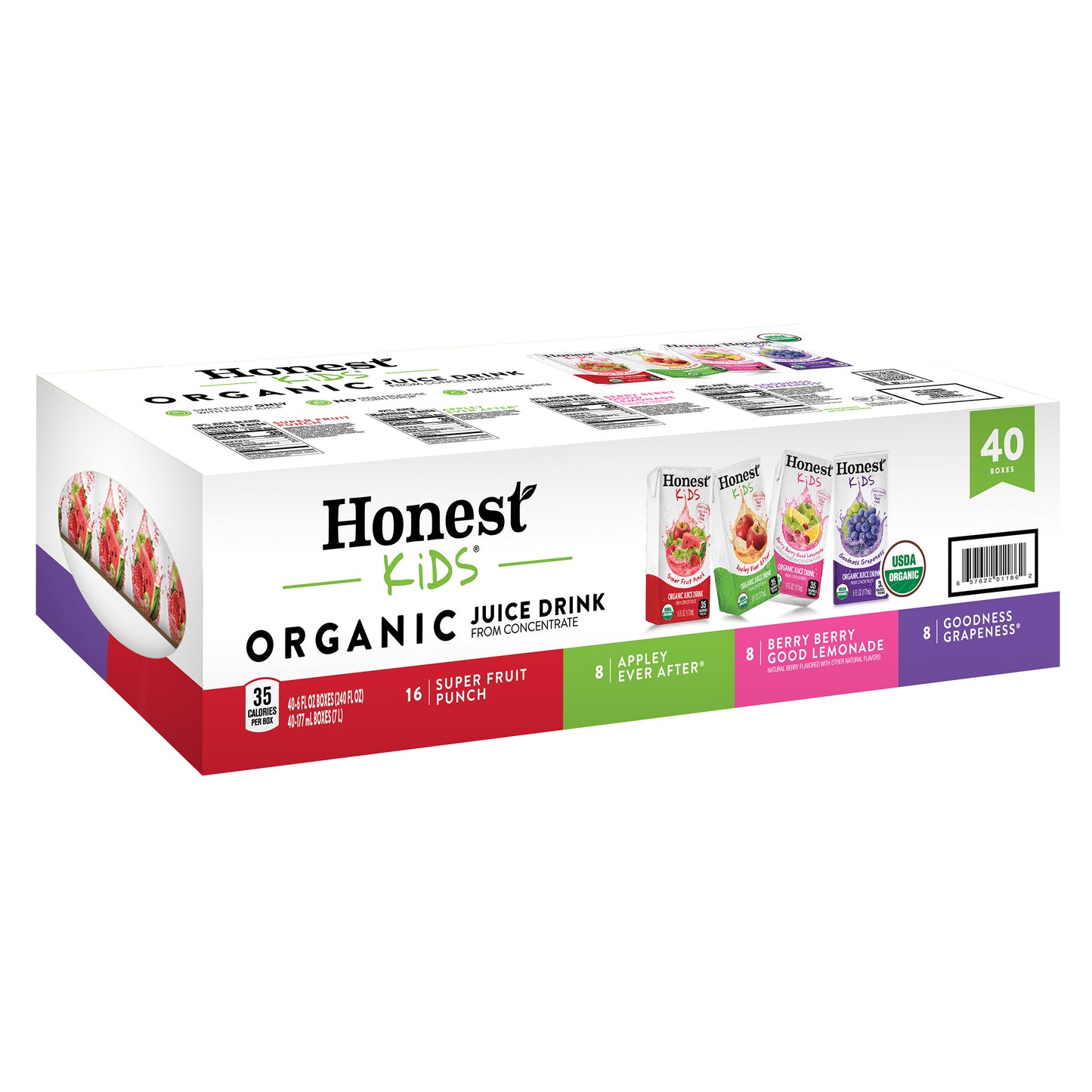 HONEST KIDS ORGANIC JUICE DRINK VARIETY 40/6 OZ