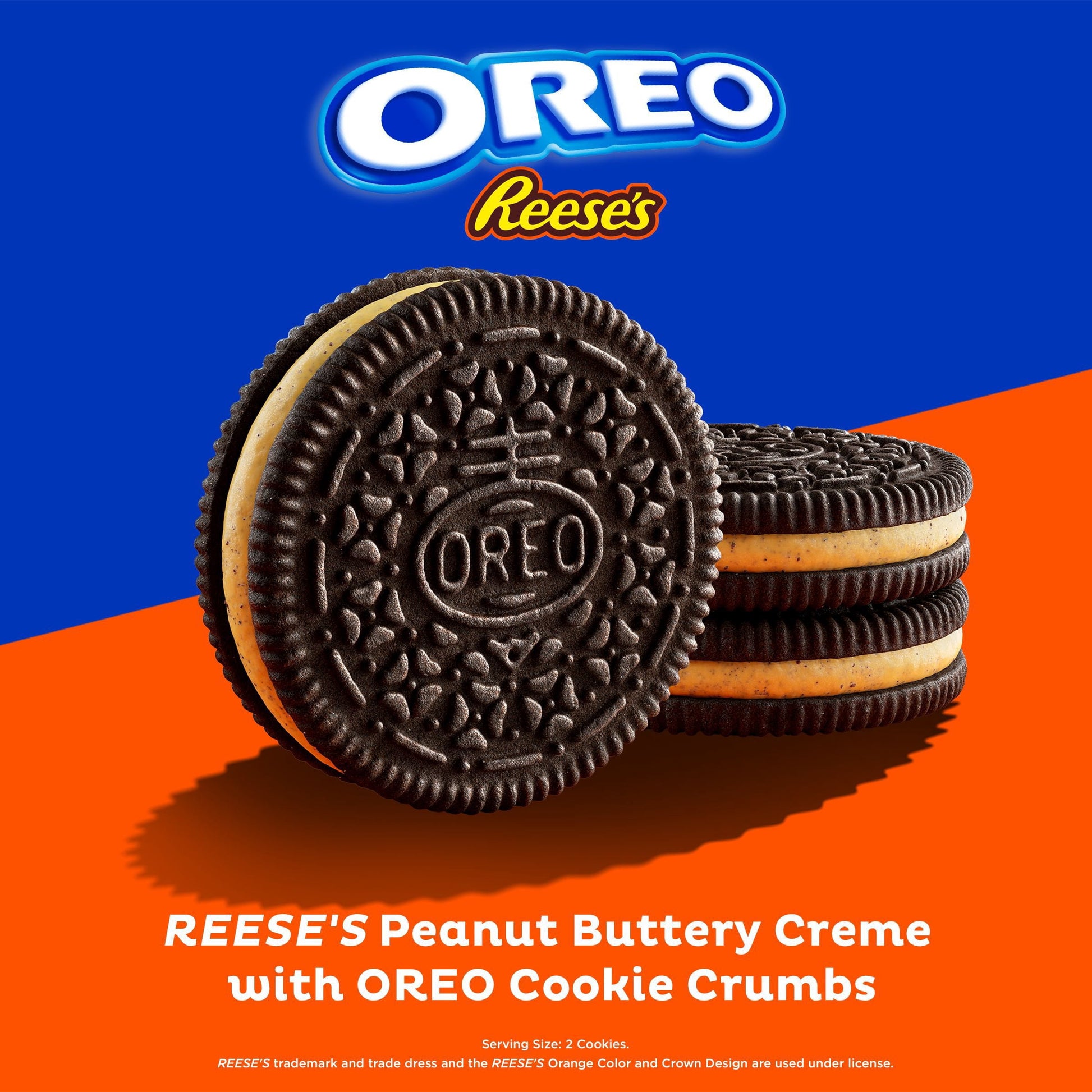 OREO REESE'S Peanut Buttery Creme & OREO Double Stuf Cookies Variety Pack, 1.02 oz., 40 pk.