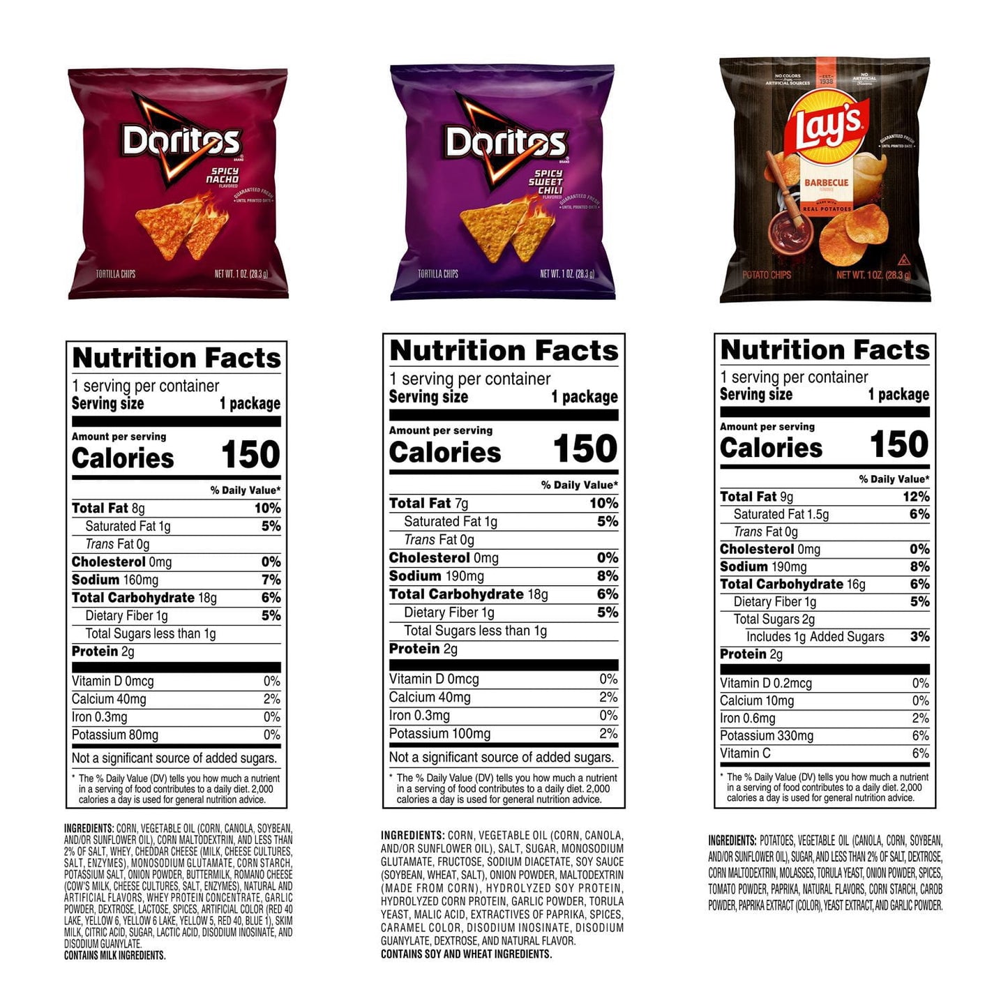 Frito-Lay Bold Flavor Mix Variety Pack Chips, 50 pk.