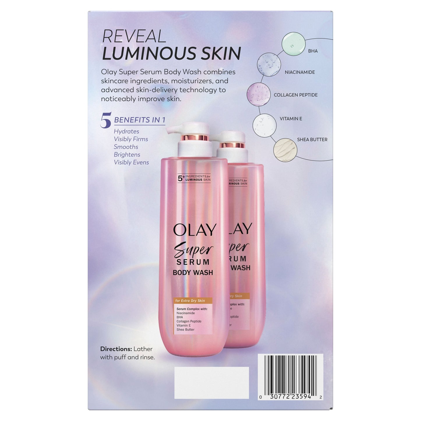 Olay Super Serum Body Wash, 20 fl. oz., 2 pk.