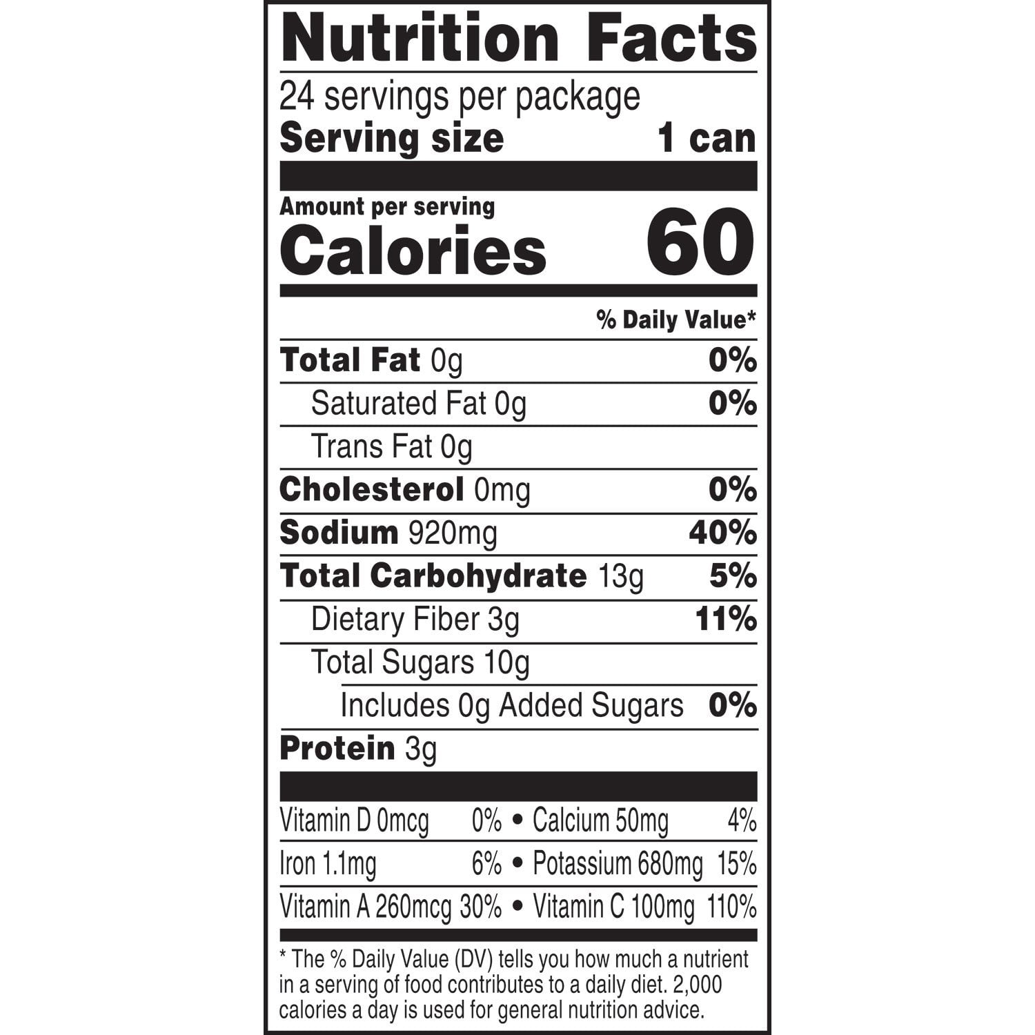 V8 Original 100% Vegetable Juice 11.5 oz, 24 pk.