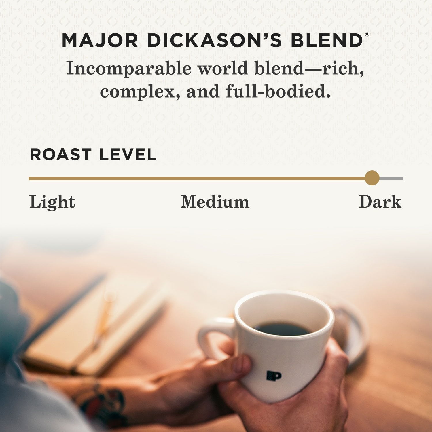 Peet's Coffee Dark Roast Whole Bean, Major Dickason's Blend, 32 oz.
