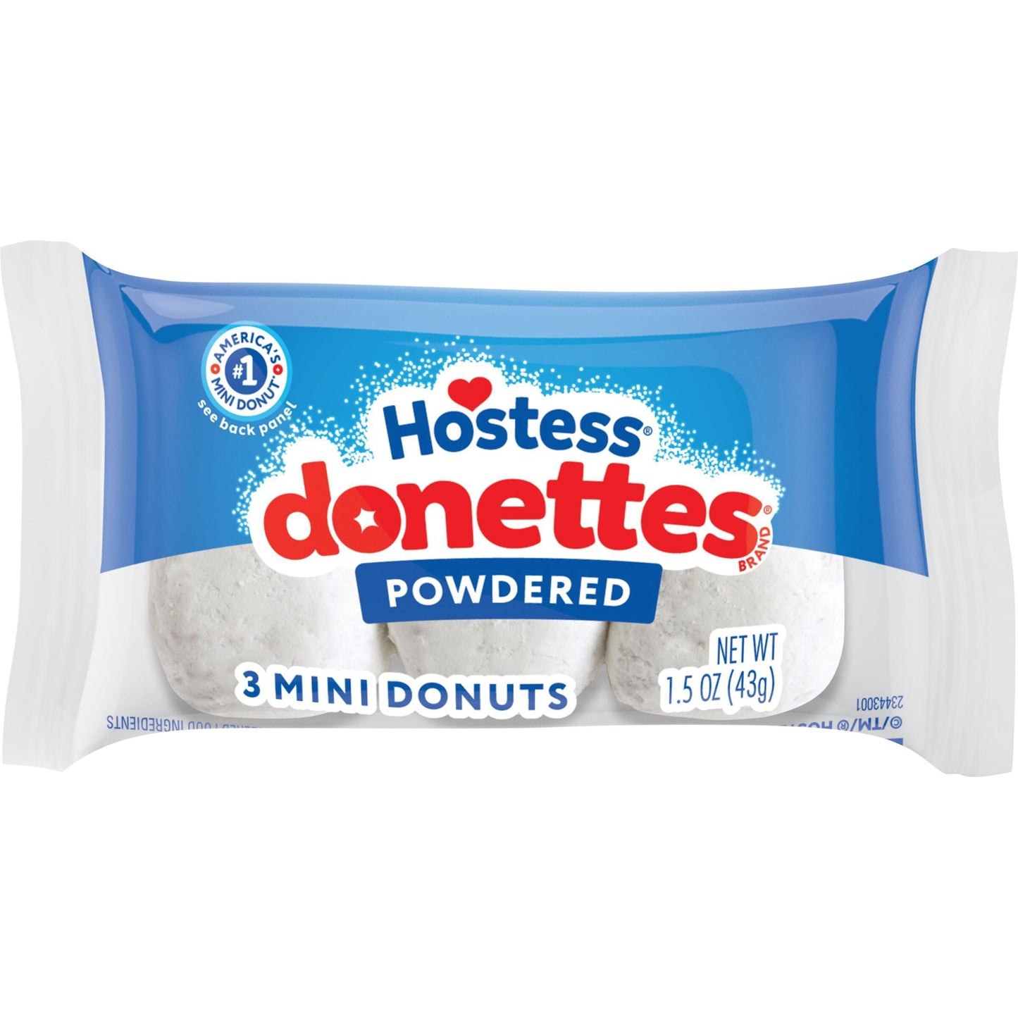 Hostess Donettes Variety Pack Donuts, Snack Size, 1.5 oz., 32 pk.