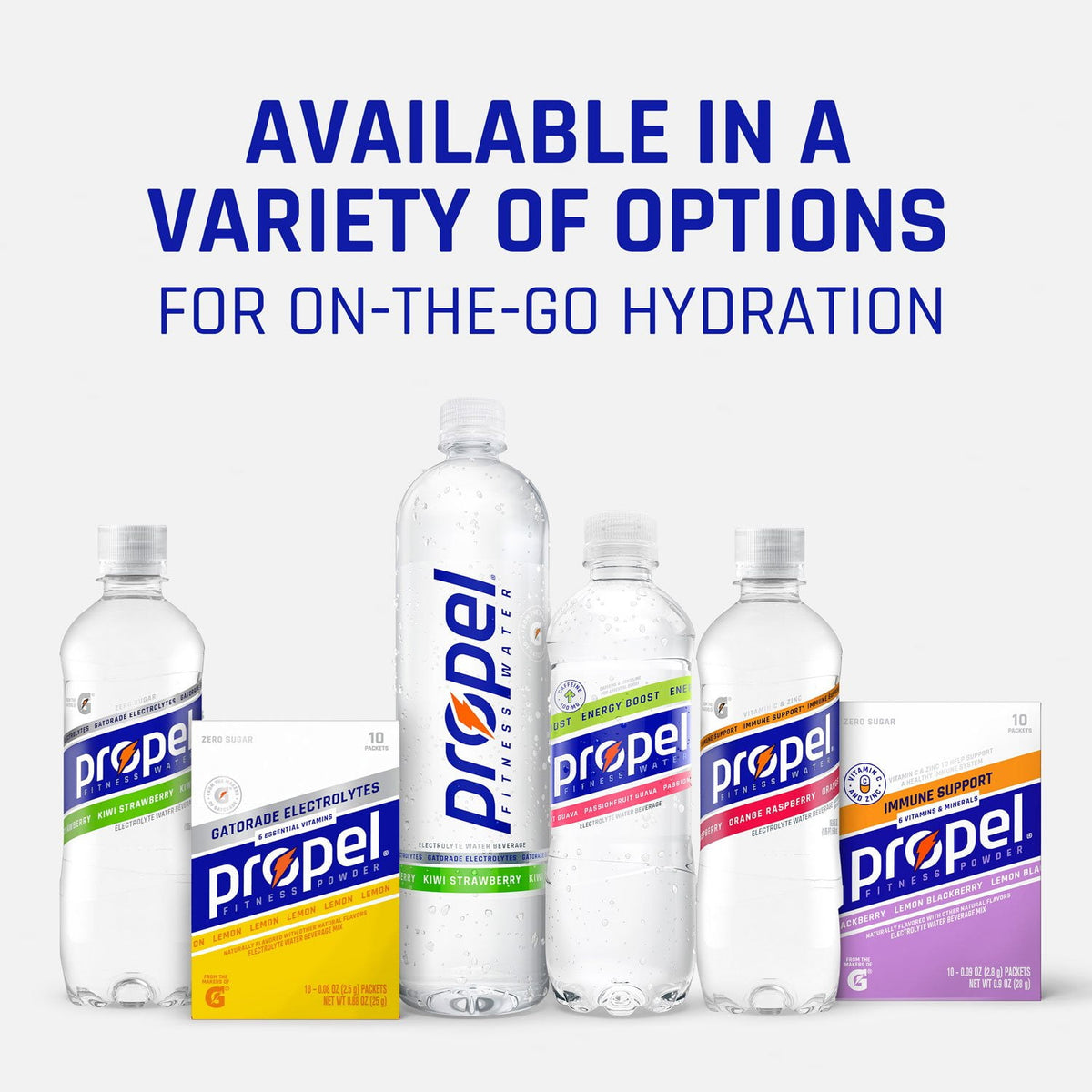 Propel Zero Water Variety Pack 16.9 fl. oz., 24 pk.