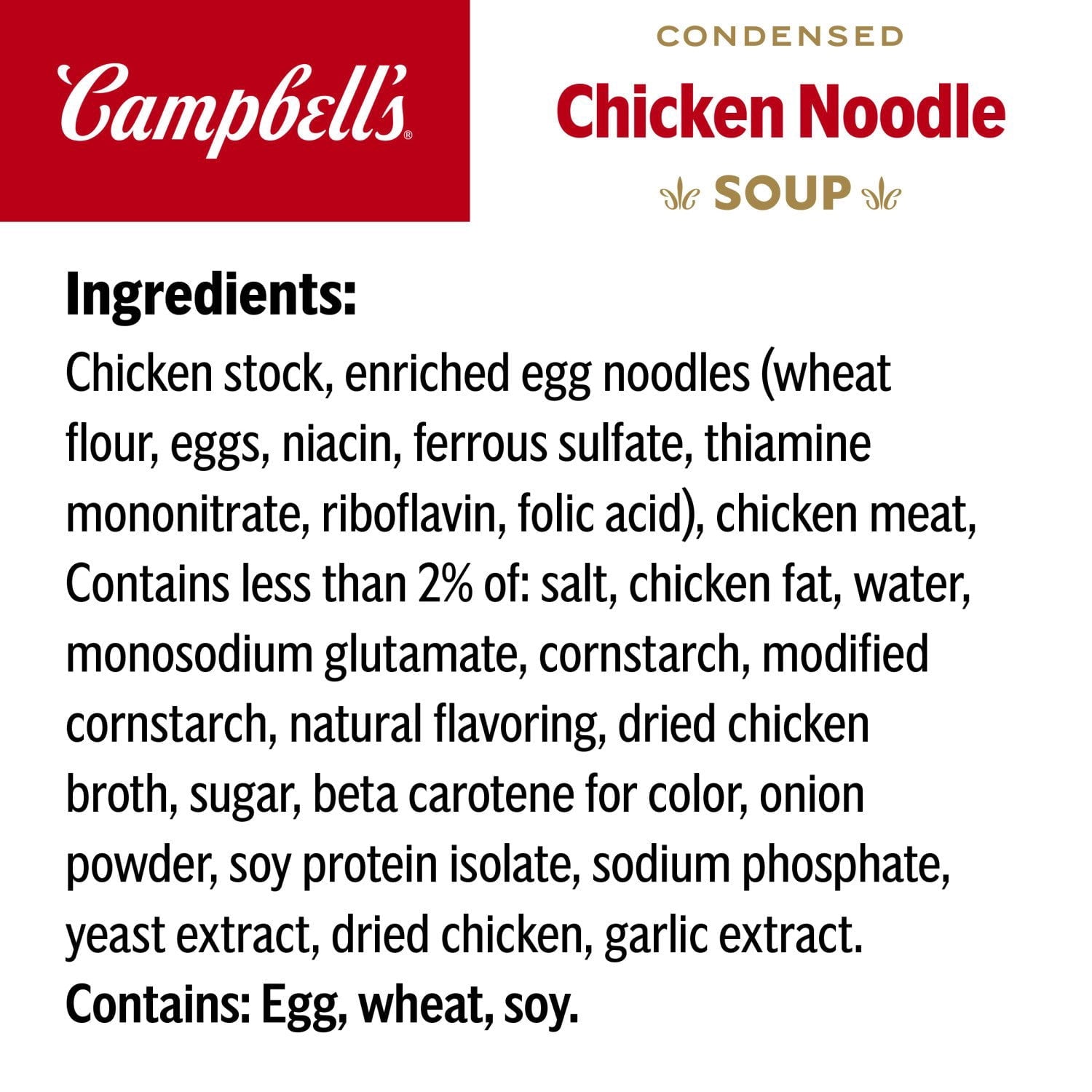 Campbell's Condensed Chicken Noodle Soup 10.75 oz., 12 ct.