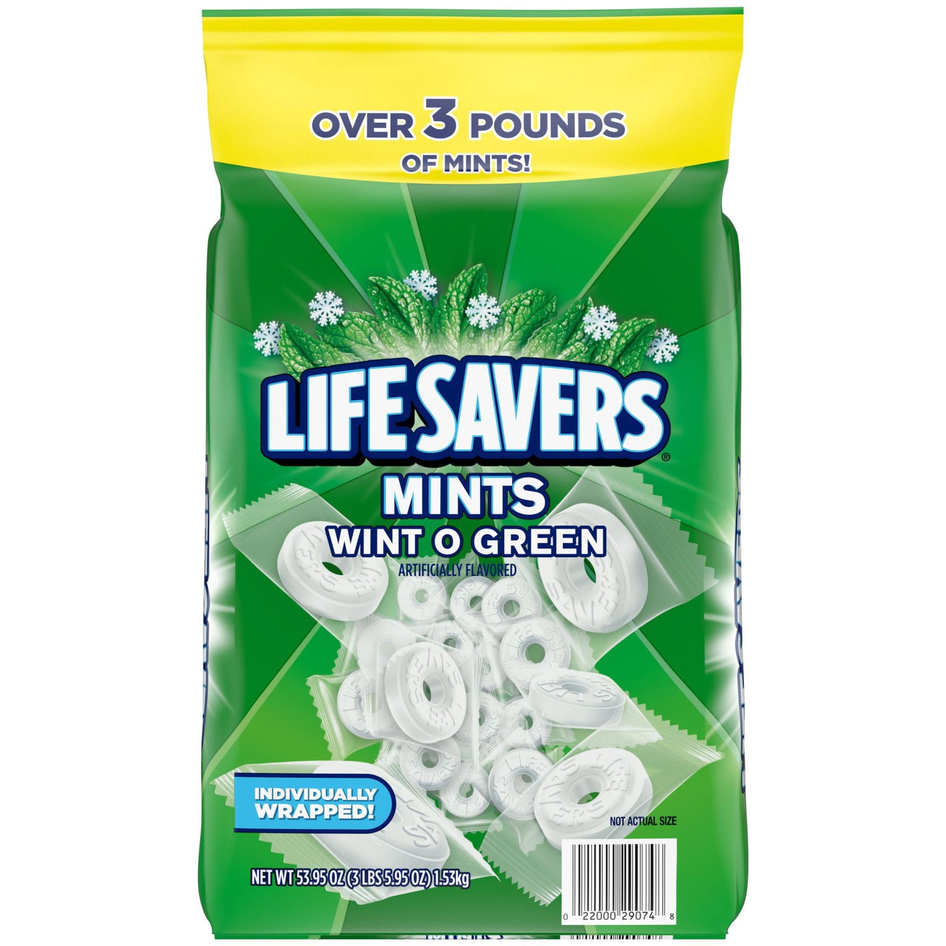 Life Savers Wint-O-Green Mints Hard Candy, 3 lbs.
