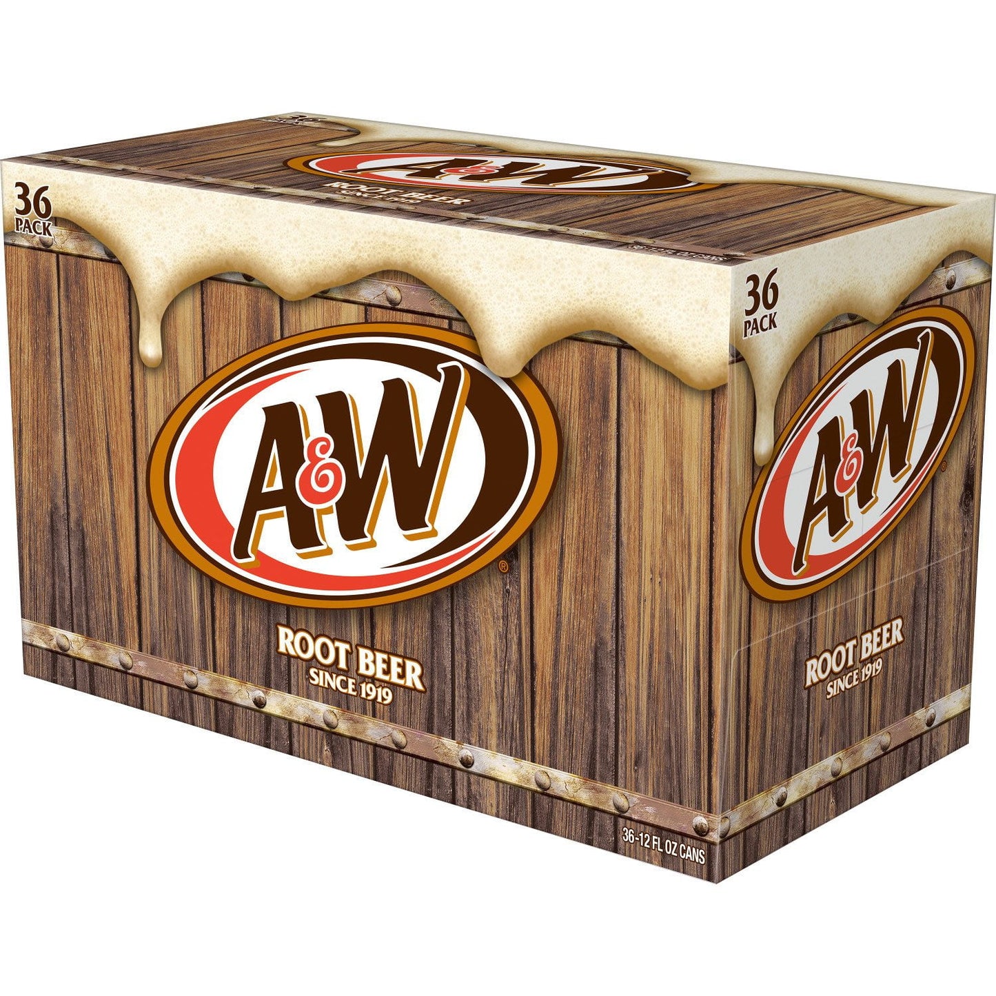 A&W Root Beer Soda 12 fl. oz., 36 pk.
