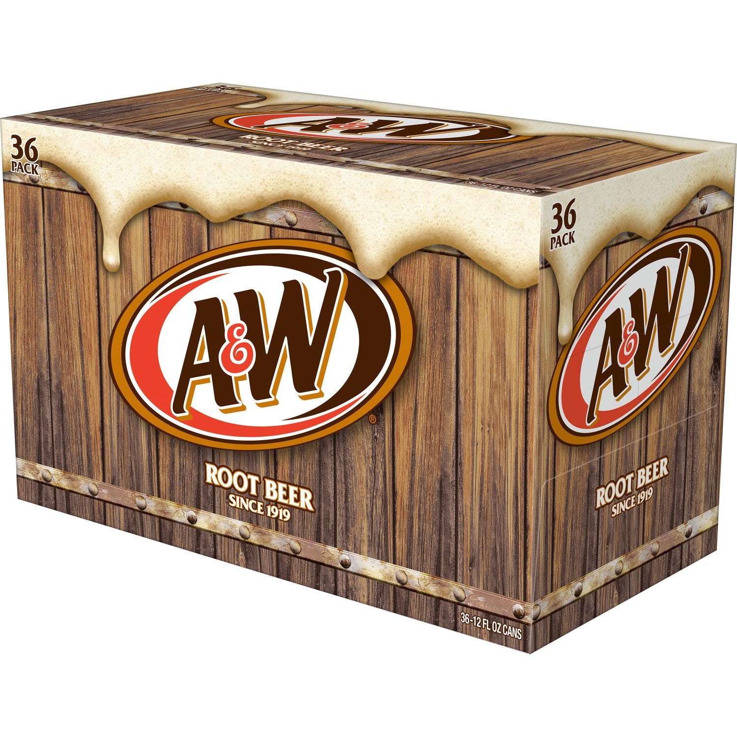 A&W Root Beer Soda 12 fl. oz., 36 pk.