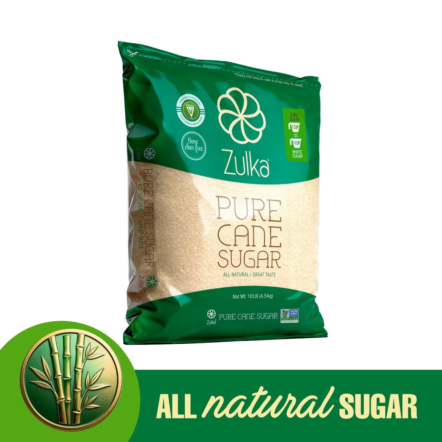 Zulka Pure Cane Sugar 10 lbs.