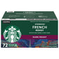Starbucks K-Cup Pods French Roast 72 ct