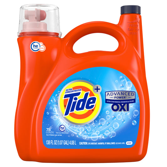 TIDE AP W/OXI 78 LOADS/138 OZ