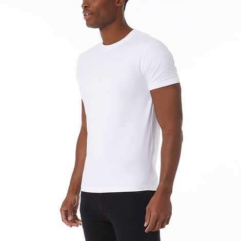 32 Degrees Men's Cool Tee, 3-Pack (US, Alpha, Medium, Regular, Regular, White)