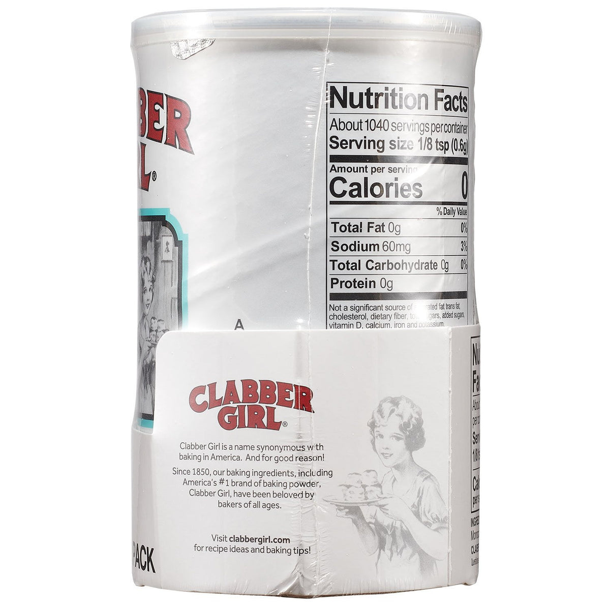 Clabber Girl Baking Powder, 22 oz., 2 pk.