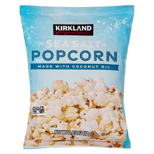 KIRKLAND SIGNATURE SEA SALT POPCORN 36 CT