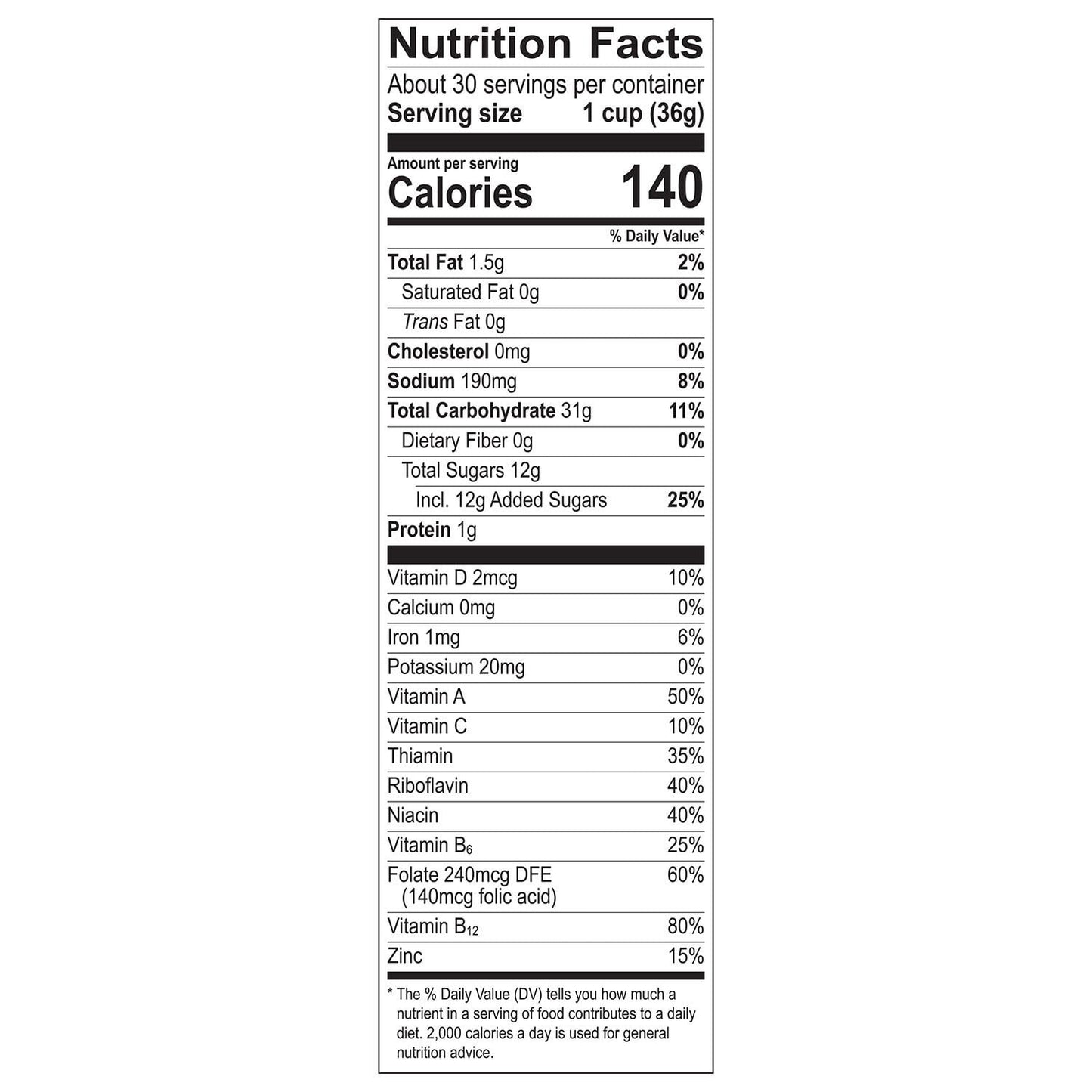 Fruity Pebbles Cereal, 38 oz.