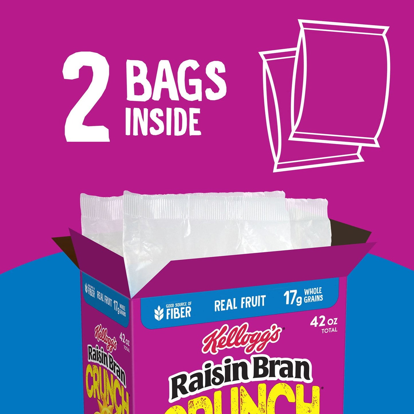 Raisin Bran Crunch Cereal, 42 oz.
