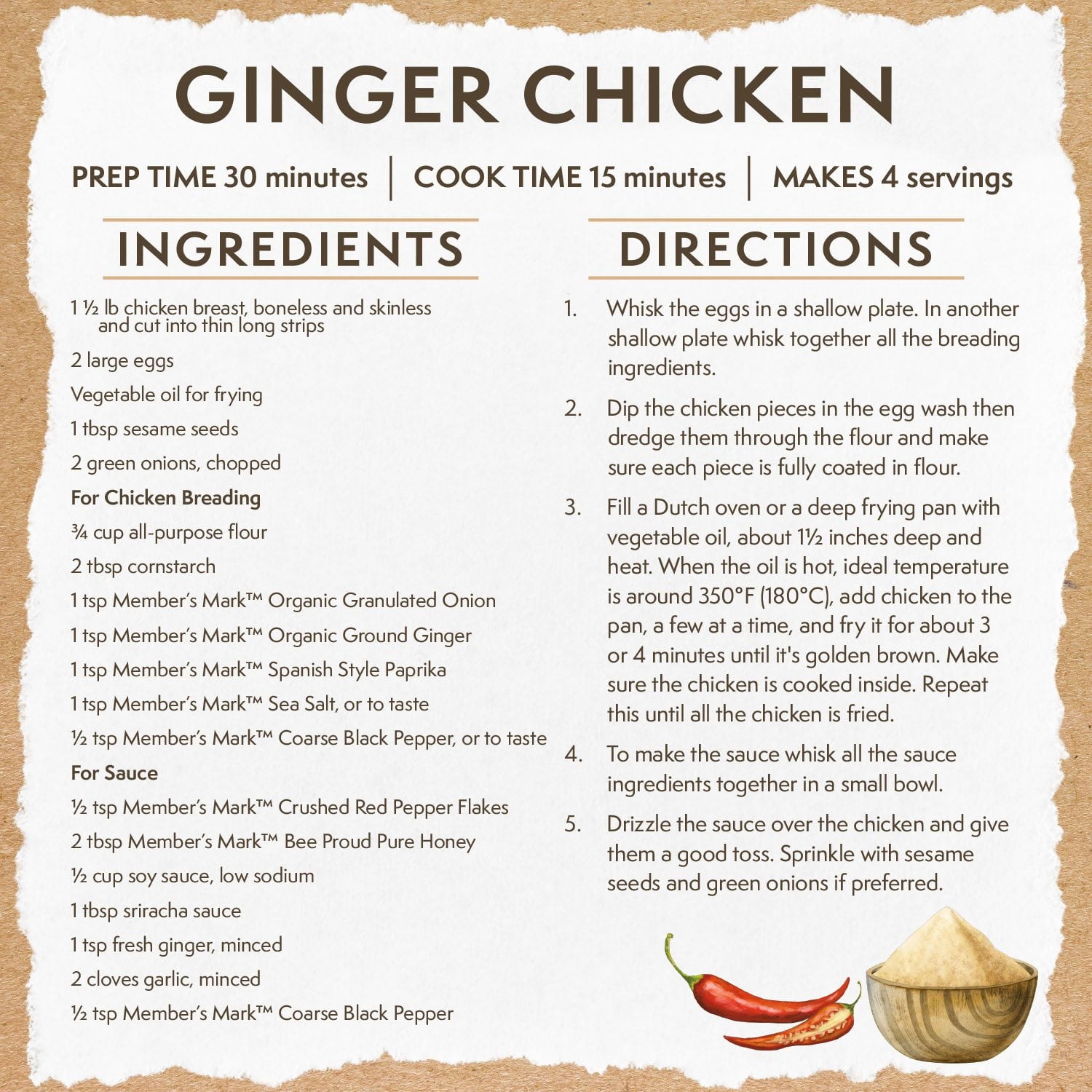 Member's Mark Organic Ground Ginger, 7 oz.