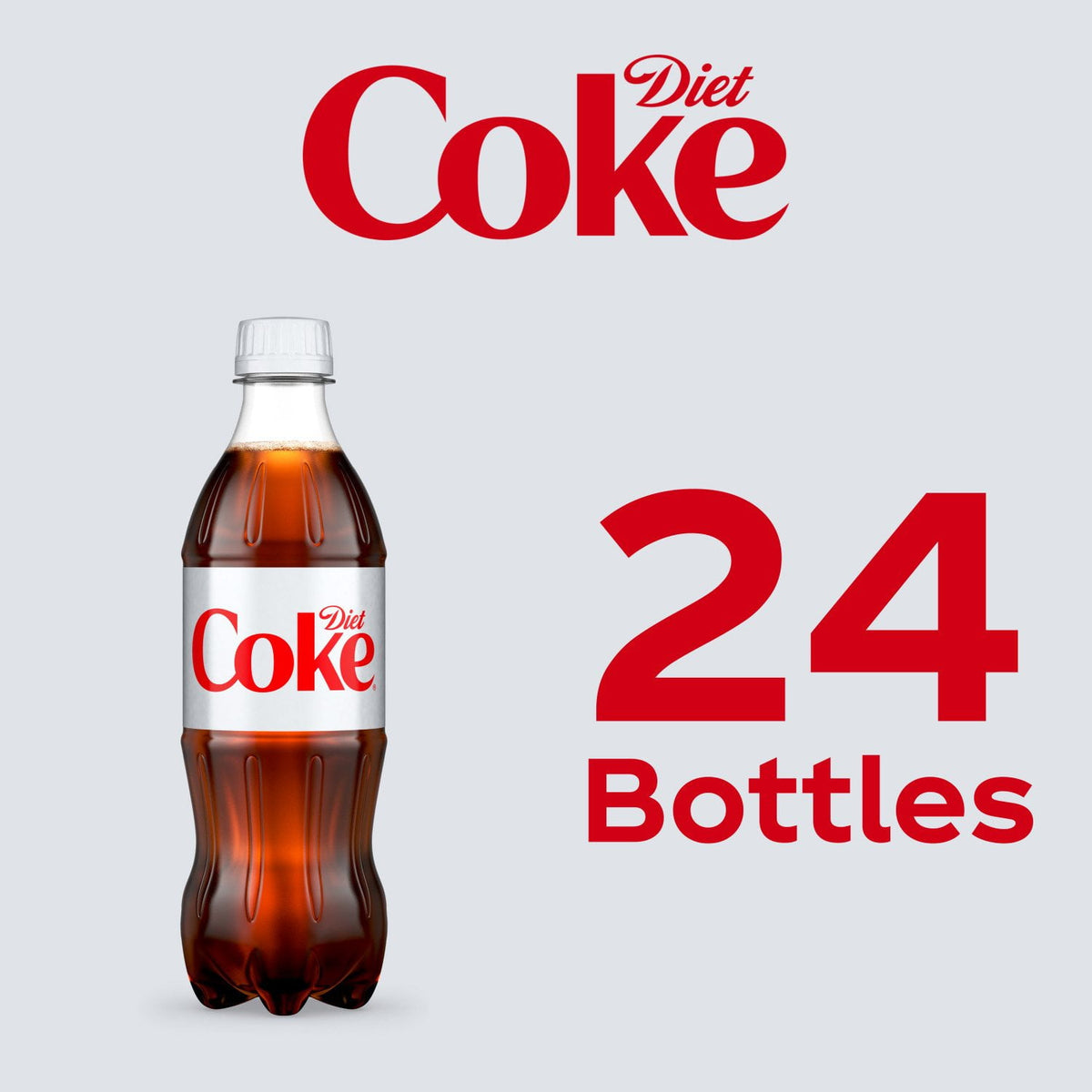 Diet Coke Soda Soft Drink, 16.9 fl. oz., 24 pk.