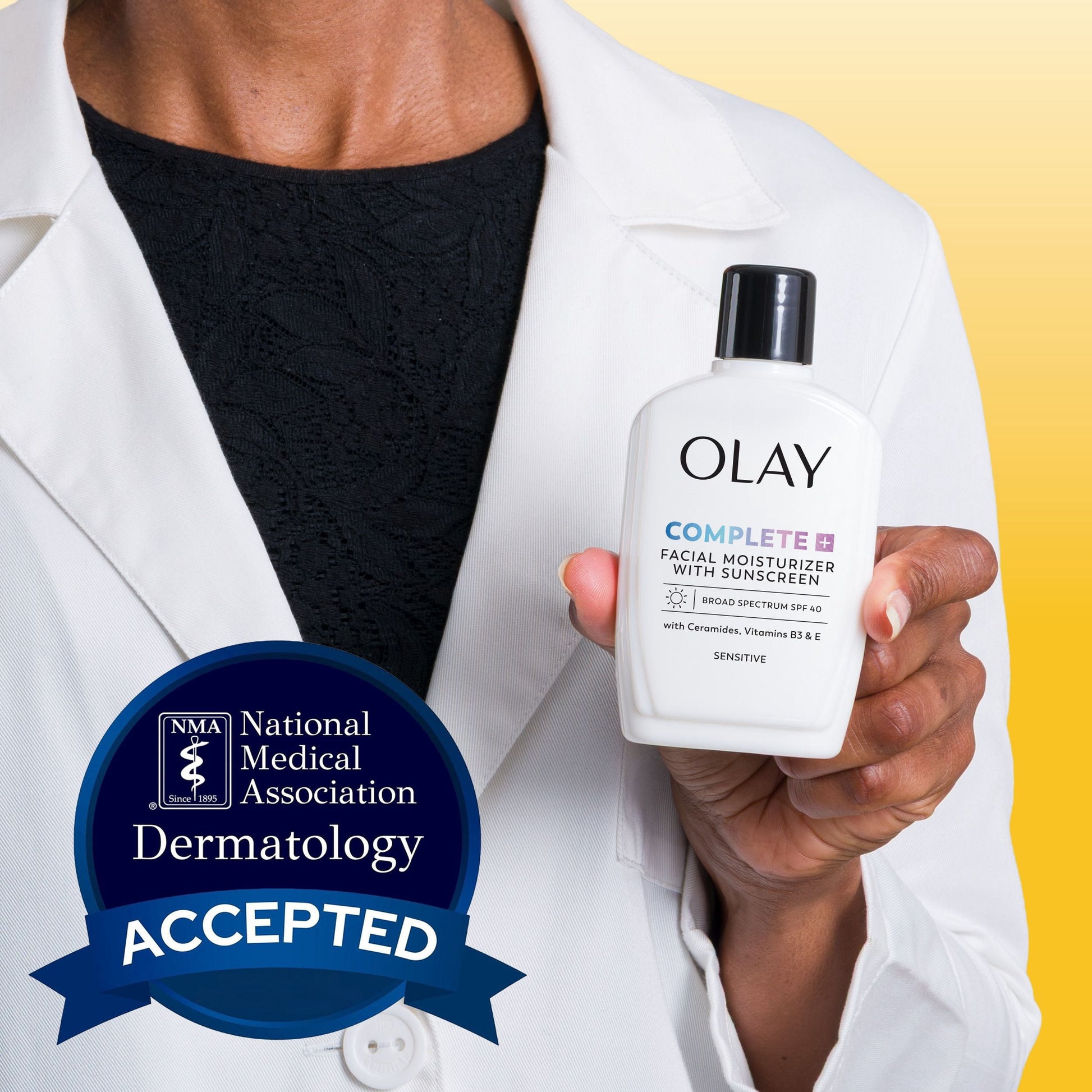Olay Complete + Sensitive Moisturizer, SPF 40, 6 fl. Oz., 2 pk.