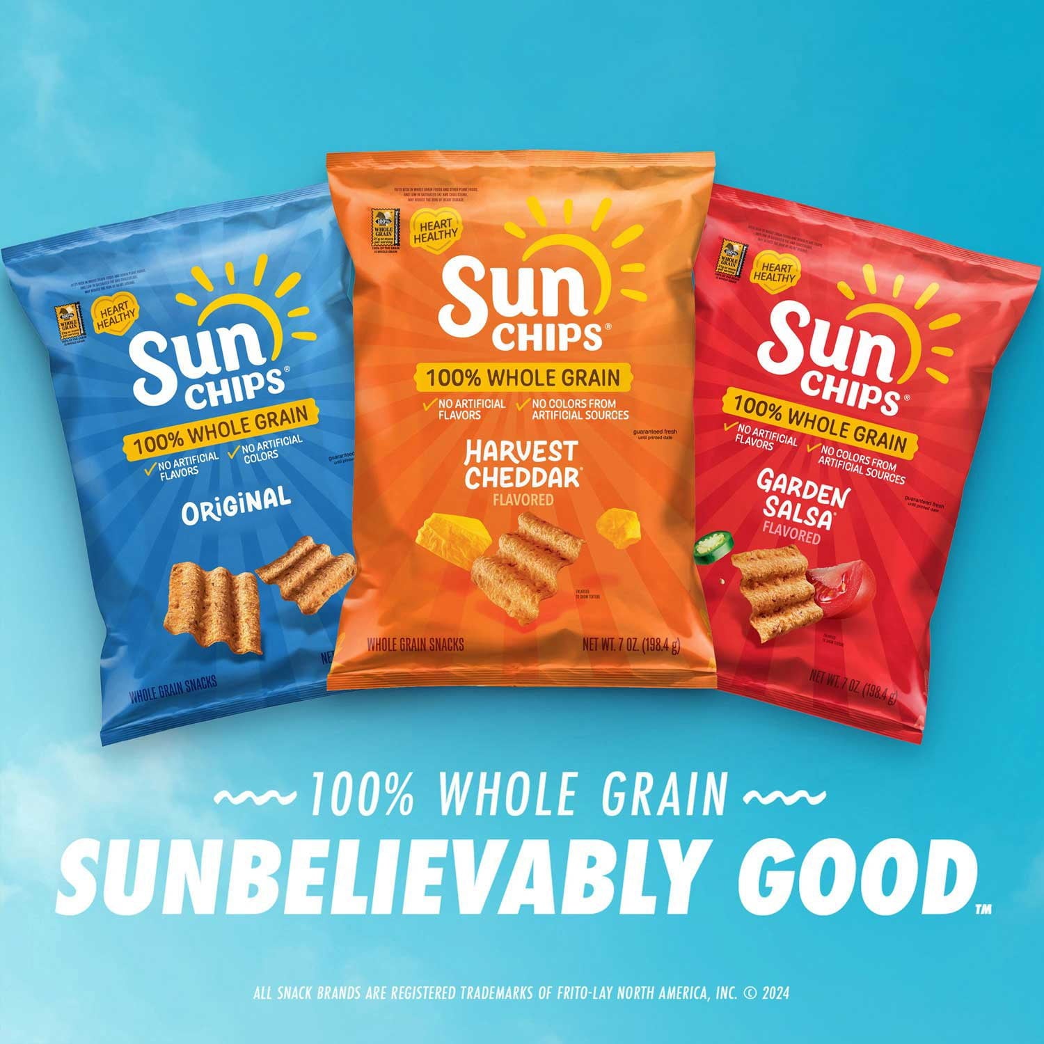 SunChips Garden Salsa Whole Grain Snacks, 12.25 oz.