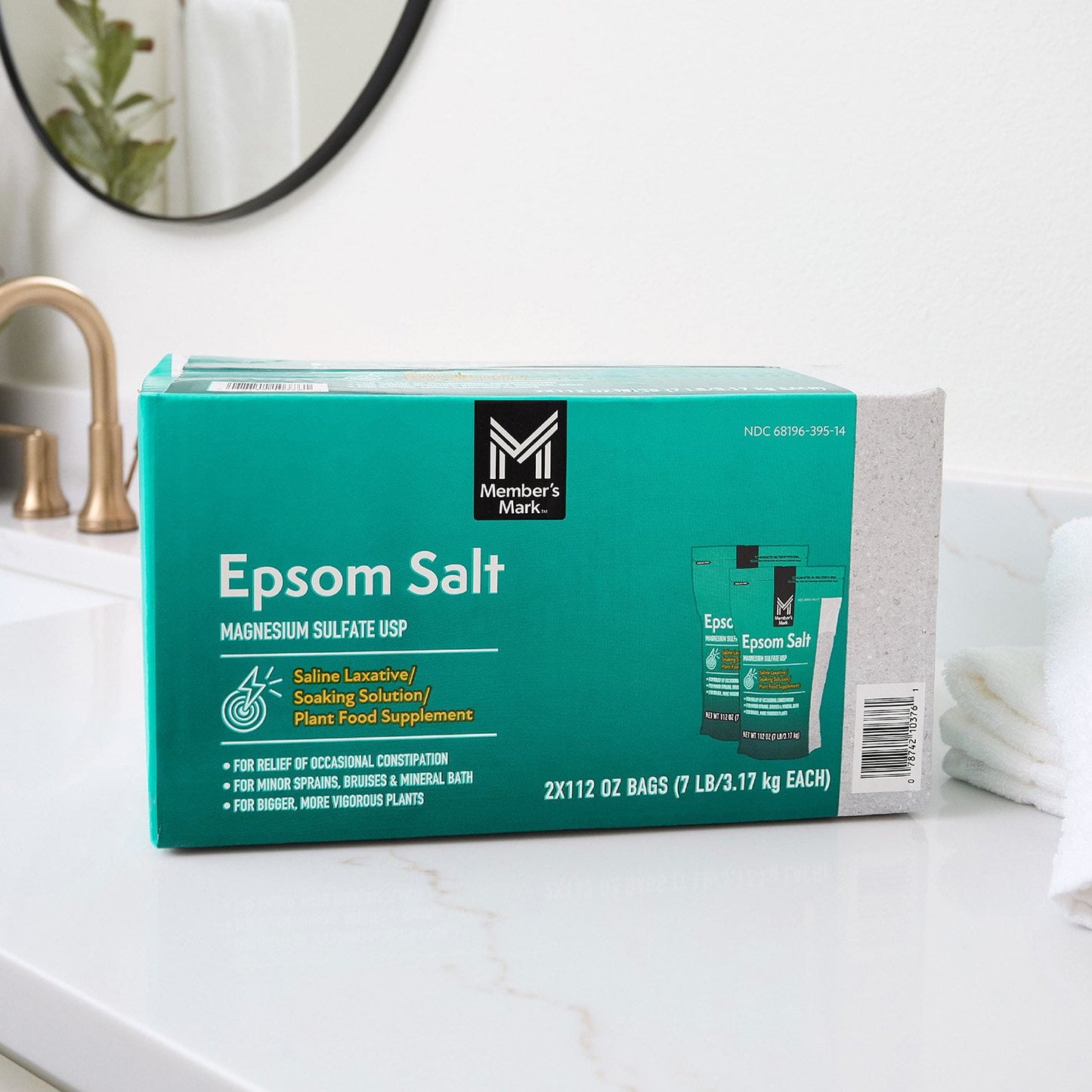 Member's Mark Epsom Salt, 7 lbs., 2 pk.
