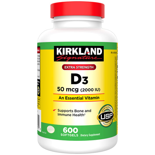 Kirkland Signature Vitamin D3 600 ct
